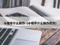 石家庄小程序什么制作（小程序什么制作软件）