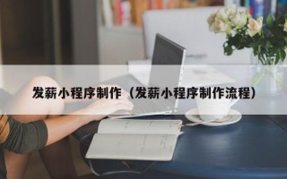 石家庄发薪小程序制作（发薪小程序制作流程）